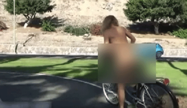 YouTube: Actriz porno se pasea desnuda por las calles de España [VIDEO]