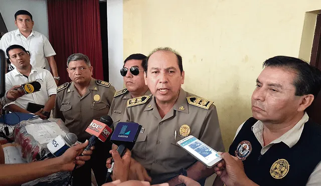 No tiene temor. General PNP Lucas Núñez aseguró que como policía está expuesto a todo tipo de atentados.