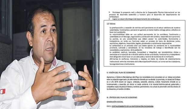 Plan de gobierno de Marco Gasco es similar al de excandidato del 2014