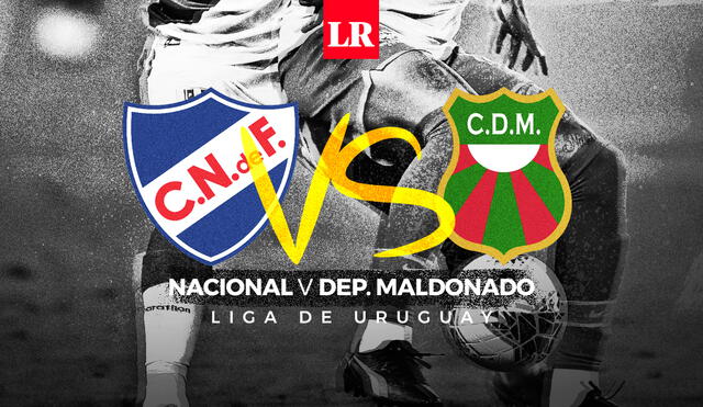Nacional y Deportivo Maldonado se enfrentara en el Estadio Domingo Burgueño Miguel. Foto: Composición de Fabrizio Oviedo