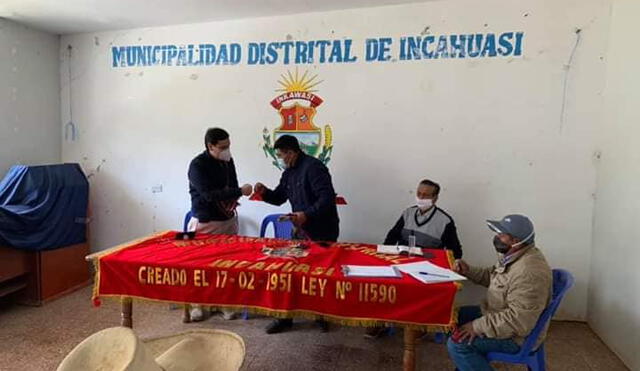 Congresistas llegaron al distrito de Incahuasi.