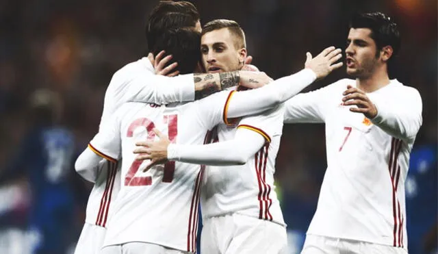 España ganó 2-0 a Francia en amistoso FIFA de UEFA