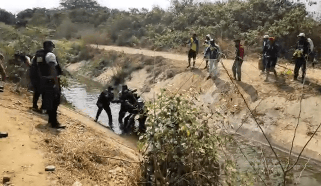 El suceso se registró en el canal internacional en el distrito de Aguas Verdes, provincia de Zarumilla.