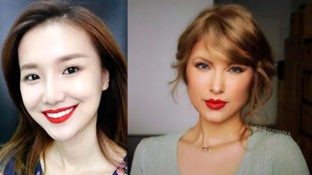 Mujer luce idéntica a Michael Jackson, Taylor Swift y otros artistas usando maquillaje 