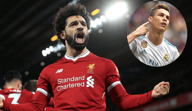 Jugador del Liverpool aseguró que Mohamed Salah no está al nivel de Cristiano Ronaldo
