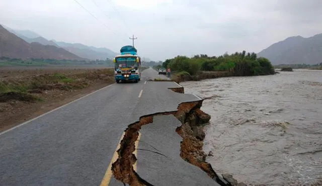 En La Libertad 369 kilómetros de carreteras fueron afectadas por El Niño costero