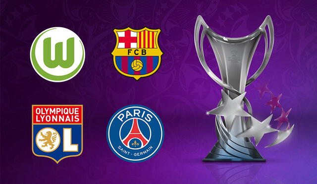 Barcelona, PSG, Lyon y Wolfsburgo jugarán las semifinales de la Champions League Femenina. Foto: CBS
