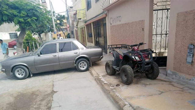 #YoDenuncio: auto estaciona en pase peatonal en Chiclayo