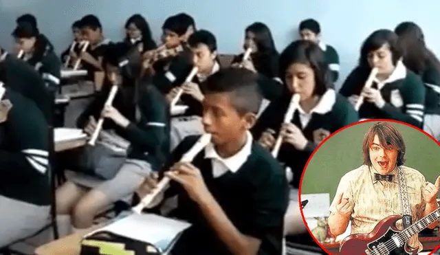 Facebook viral: alumnos tocan canción de Nirvana con flautas gracias a profesor 'rockero' [VIDEO]