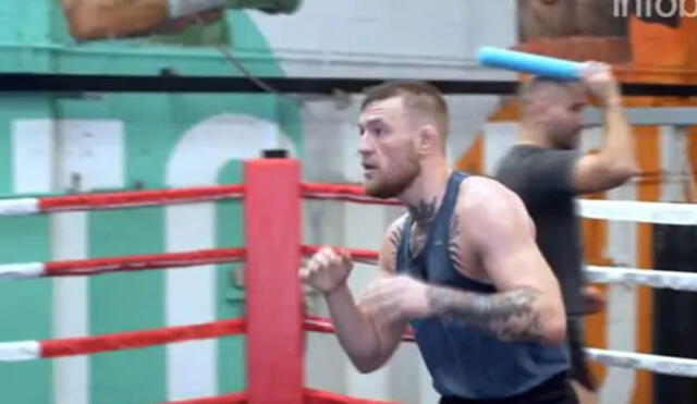 YouTube: el inusual método de entrenamiento de Conor McGregor para enfrentar a Floyd Mayweather