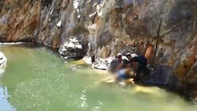 Rescatan cadáver de hombre que cayó en río Livitaca de Cusco [VIDEO]