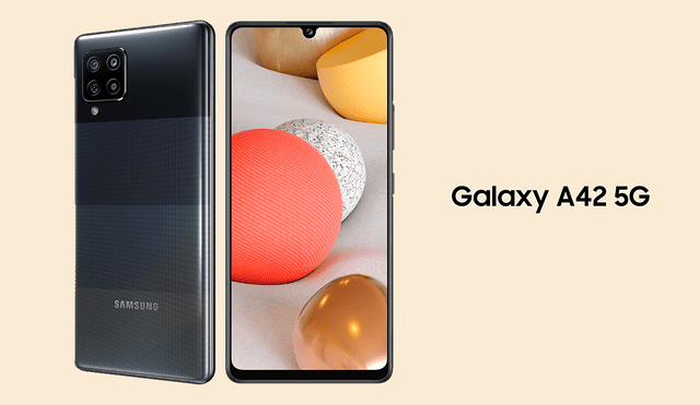 Presentación oficial del nuevo Galaxy A42. Foto: Samsung
