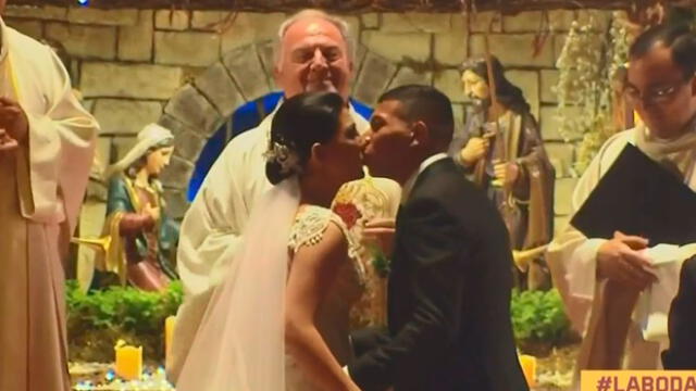 ¡Se casaron! Edison Flores y Ana Siucho ya son marido y mujer