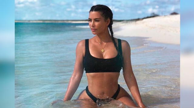 Kim Kardashian y su 'ardiente' forma de publicitar su perfume