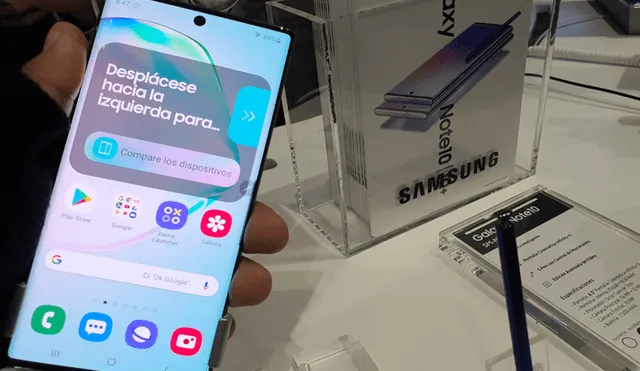 En los próximos días saldrá nuestro review del Samsung Galaxy Note 10+. Foto: Juan José López.