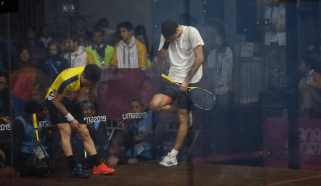 Juegos Panamericanos 2019: Diego Elías lloró tras ganar la medalla de oro en squash. Fotos: Rodolfo Contreras / La República