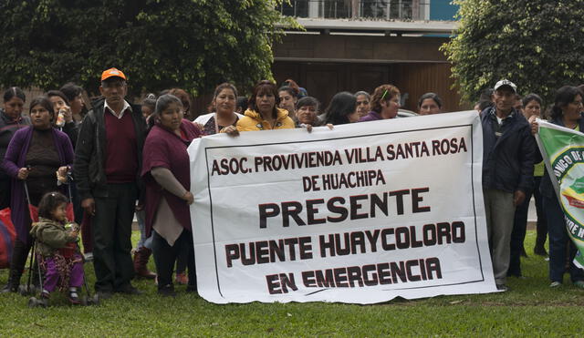 Piden reforzar la quebrada Huaycoloro en Huachipa