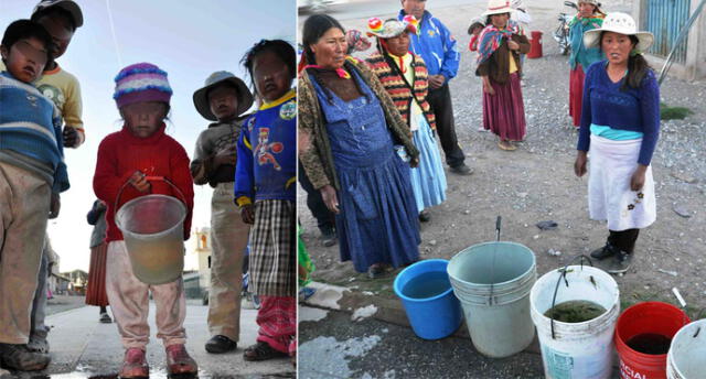 Puno: Población de Coata se niega a consumir agua con metales pesados