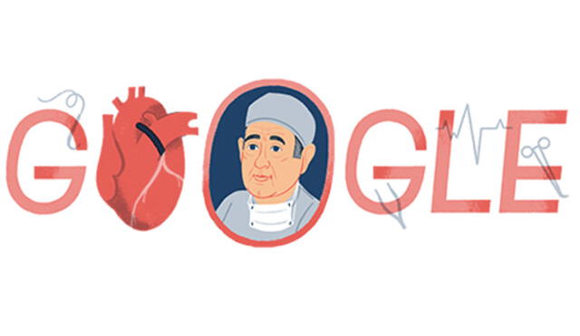 Google conmemora con doodle a cardiocirujano.