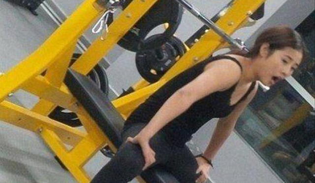 Sorpresa en Facebook por detalle de mujer en gimnasio | FOTO