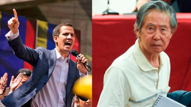 Juan Guaidó comparó a Nicolás Maduro con Alberto Fujimori