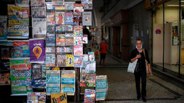 Coronavirus en Brasil. Foto: AFP.