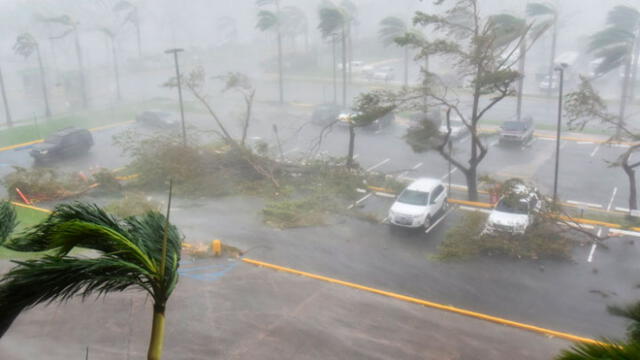 Huracán María se registró en Puerto Rico en el año 2017. Foto: Difusión.
