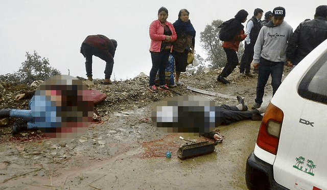 Vehículo cae a un abismo de 130 metros y mueren 8 personas en Cajamarca