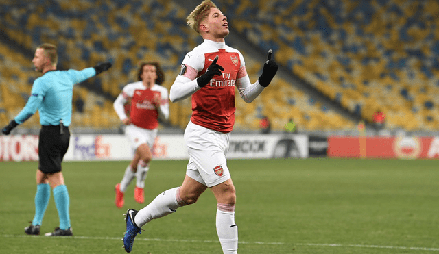 Arsenal goleó 3-0 a Vorskla por la UEFA Europa League [RESUMEN]