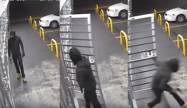 YouTube: Intentó robar una tienda, pero terminó huyendo horrorizado [VIDEO]
