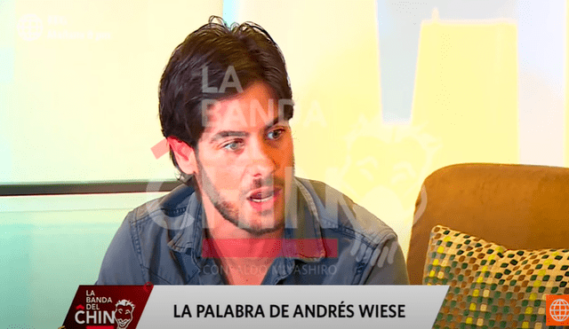 Andrés Wiese usuarios en redes critican la entrevista del actor en La banda del chino y no creen en su defensa