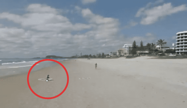 Google Maps: recorre playas de Miami y termina impactado al ver a chica contorsionista [VIDEO]