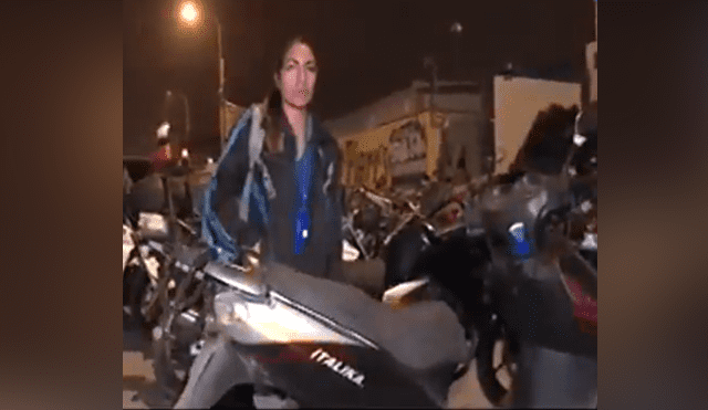 Los Olivos: agreden a joven motorizada tras ser confundida con delincuente [VIDEO]