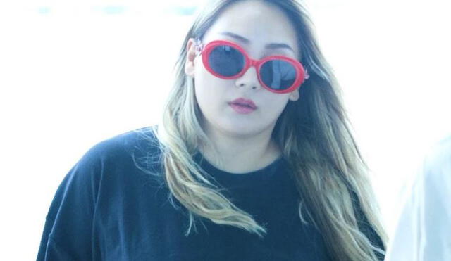 CL en agosto del 2018, en el aeropuerto de Incheon.