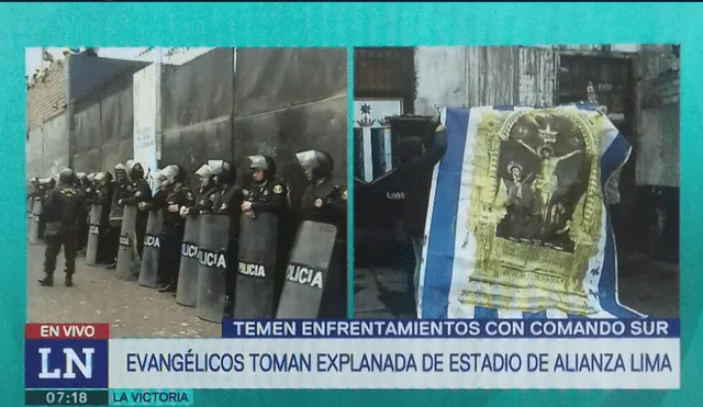 Alianza Lima: Evangélicos arrojan imagen del Señor de los Milagros a la basura e indignan a hinchas [FOTOS]