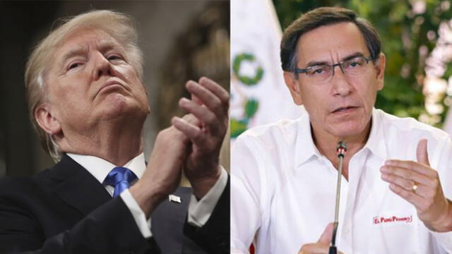 Trump ofrece ayuda a Vizcarra.