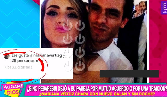 Lluvia de críticas a la hermana de Natalie Vértiz por separarse de Gino Pesaressi