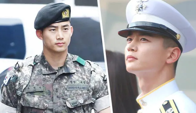 Figuras de k-pop también destacaron por sus habilidades en la vida militar. Foto: Naver