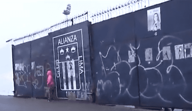 Vecinos cuidan último escudo de estadio de Alianza Lima tras invasión de evangélicos [VIDEO]