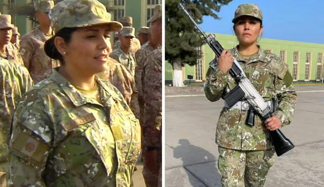 Lady Guillén vivió experiencia en la Escuela Militar de Chorrillos. Foto: cortesía