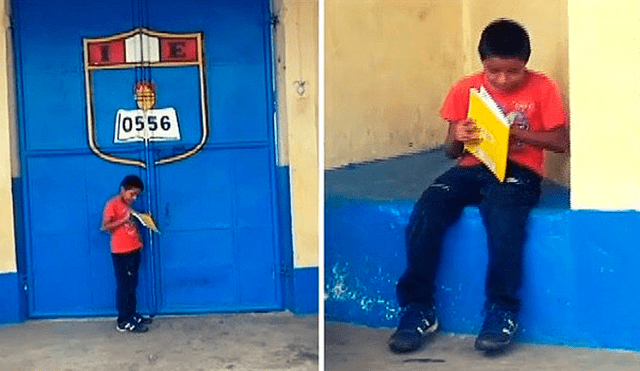Niño de 10 años camina una hora y media para asistir al colegio [VIDEO]
