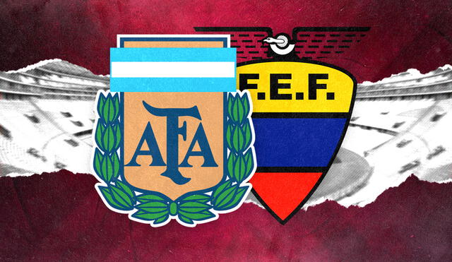 Argentina vs. Ecuador se enfrentan este jueves 8 en el Estadio Alberto J. Armando conocido como ’La Bombonera’. Composición GLR