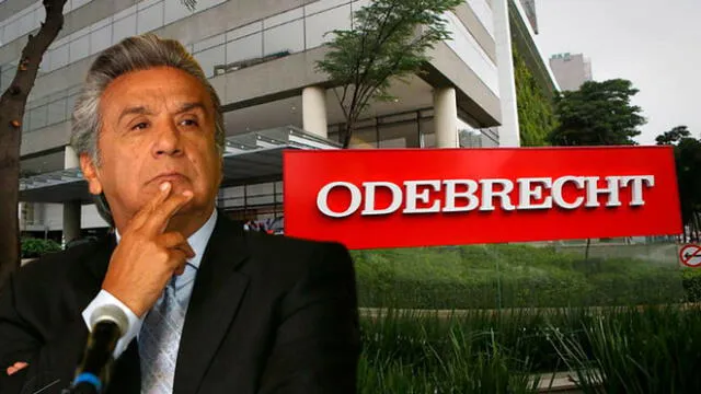 El presidente de Ecuador negó cualquier tipo de contrato de Odebrecht con el Estado. Foto: composición