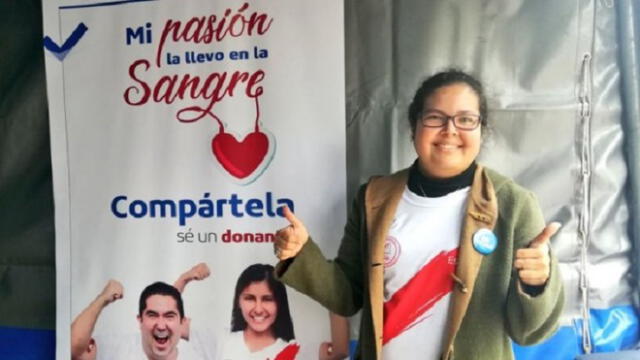 EsSalud: joven peruana salva más de 60 vidas donando sangre