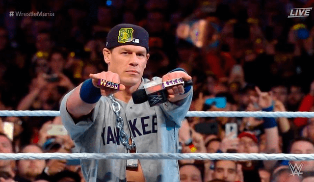 Wrestlemania 35: John Cena reapareció como el "rapero mayor" e impacta al mundo [VIDEO]
