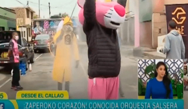Zaperoko dona almuerzos y desinfecta calles en el Callao durante transmisión en vivo con Mujeres al mando