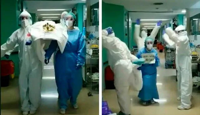 Médicos parodian meme de africanos bailando con ataúd para “matar” al coronavirus [VIDEO] 