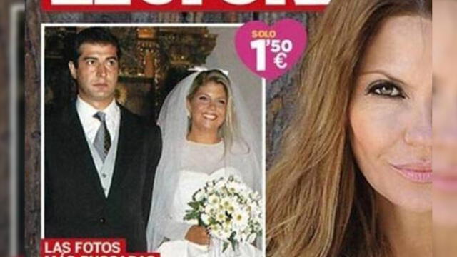 Alba Greco cuando se casó con Javier Tudela, en la portada de la revista Lecturas. (Foto: LVD)