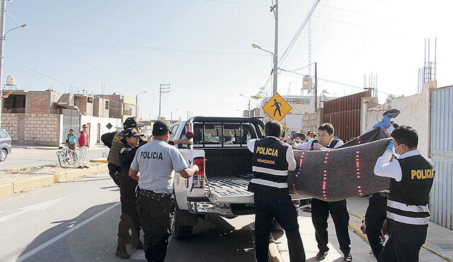 diligencias. Hasta Perú Arbo llegó personal de la policía para el levantamiento del cuerpo.