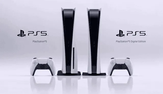 Habrá dos versiones de la PS5, una con lector físico y otra para juegos digitales. Foto: Sony.